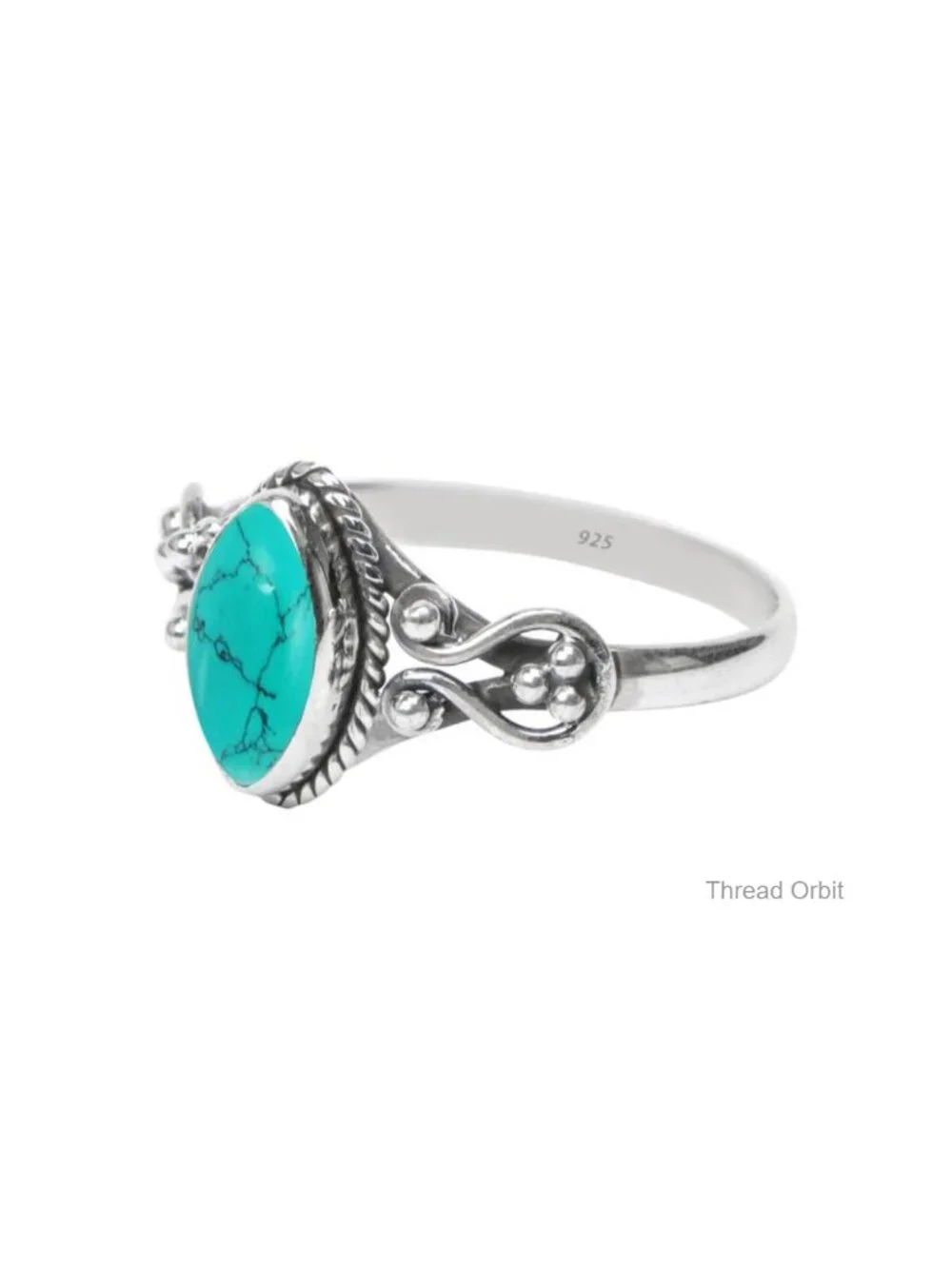925 Sterling Silver Handmade Gemstone Ring